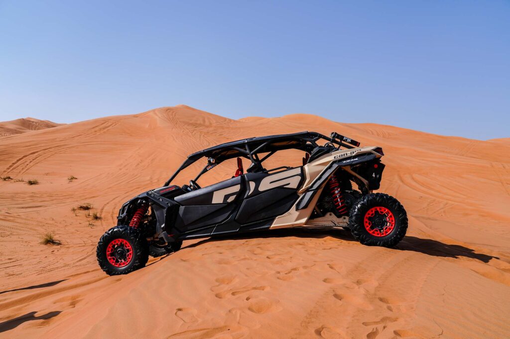 4 seater Can-Am buggy off-road desert ride Dubai